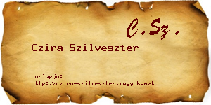 Czira Szilveszter névjegykártya